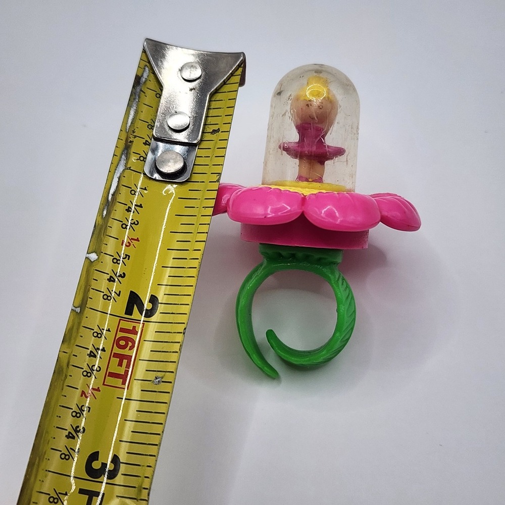 1994 Polly Pocket Fairy Ring Flower Ballerina Toy‎ - Picture 4 of 5